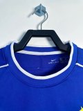 1998 Brazil Away Long sleeves Retro Soccer Jersey 