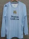 2007-2008 Man City Home Long Sleeve Retro Soccer Jersey (长袖)