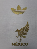 25-26 Mexico Gold Cup White Long Sleeve Player Version Soccer Jersey (长袖球员)