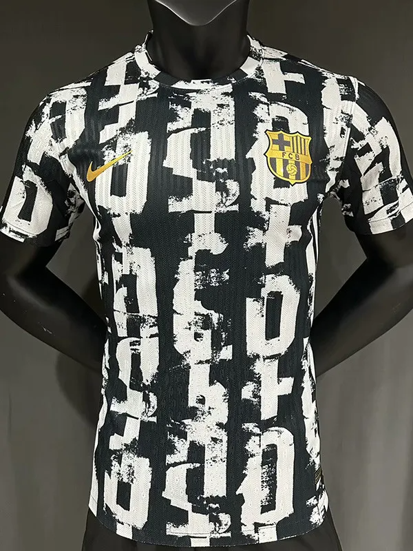 25-26 BAR Black White Special Edition Player Version Training Shirts