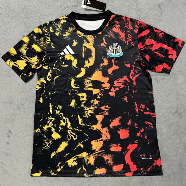 25-26 Newcastle Black Red Training shirts