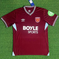 25-26 West Ham Home Fans Soccer Jersey