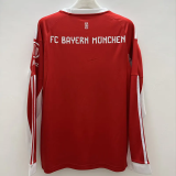 25-26 Bayern Home Long Sleeve Soccer Jersey (长袖)
