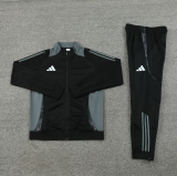 2025 AD Black Jacket Tracksuit