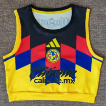 25-26 Club America Home Women Yoga Vest 1:1 Thai Quality (女) 25-26 Club America Home Women Yoga Vest 1:1 Thai Quality (女)