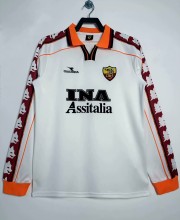 1998-1999 Roma Away Long Sleeve Retro Soccer Jersey
