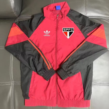 25-26 Sao Paulo Red black Windbreaker