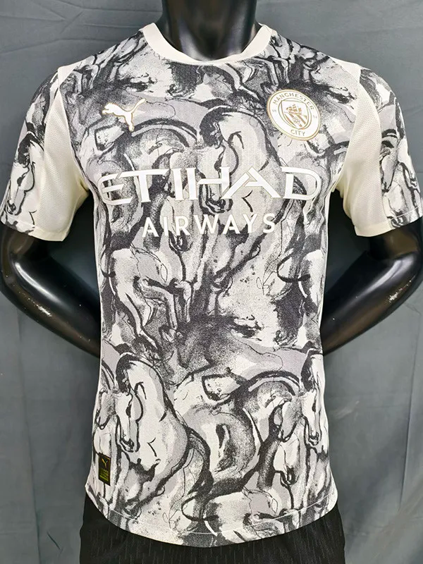 25-26 Man City Special Edition Player Version Soccer Jersey (马年) 1:1 Thai Quality