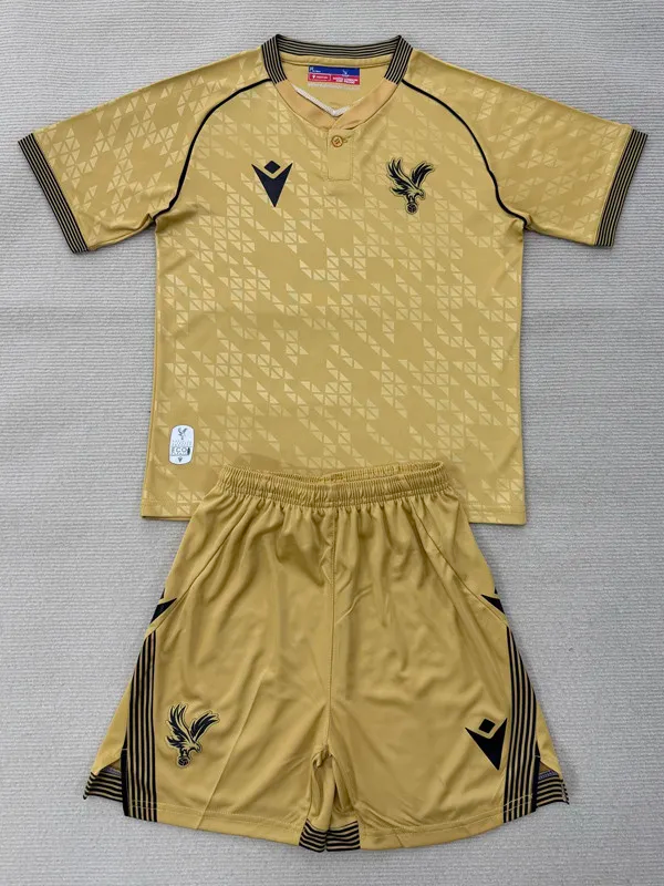 25-26 Crystal Palace Away Kids Soccer Jersey 1:1 Thai Quality