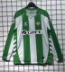 25-26 Real Betis Home Long Sleeve Fans Soccer Jersey