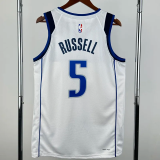 22-23 Dallas Mavericks RUSSELL #5 White Top Quality Hot Pressing NBA Jersey(V领)