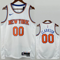 22-23 KNICKS CLARKSON #00 White Top Quality Hot Pressing NBA Jersey 22-23 KNICKS CLARKSON #00 White Top Quality Hot Pressing NBA Jersey