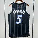 25-26 Magic BANCHERO #5 Black Top Quality Hot Pressing NBA Jersey (Trapeze Edition) 飞人版