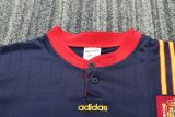1996 Spain Away Retro Kids Soccer Jersey