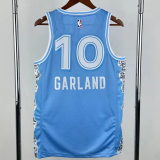 24-25 Cleveland Cavaliers GARLAND #10 Light blue City Edition Top Quality Hot Pressing NBA Jersey