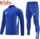 2025 AD White Kids Half Pull Tracksuit