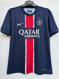 24-25 PSG Home Champions Of Europe 25 ICI C'EST Paris Fans Soccer Jersey (带星)