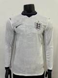2026 England Home Long Sleeve Player Version Soccer Jersey (长袖球员)
