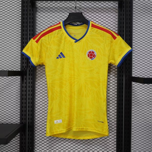 2026 Colombia Home Women Player Version Soccer Jersey (女)