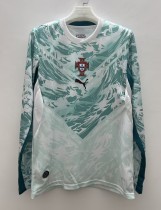 2026 Portugal Away Long Sleeve Fans Soccer Jersey(长袖) 2026 Portugal Away Long Sleeve Fans Soccer Jersey(长袖)