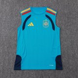 2026 Spain Blue High Quality Player Version Tank Top And Shorts Suit (球员套装)
