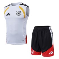 2026 Germany White High Quality Player Version Tank Top And Shorts Suit (球员套装) 2026 Germany White High Quality Player Version Tank Top And Shorts Suit (球员套装)
