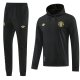 26-27 Man Utd Black Hoodie Tracksuit (卫衣套装)