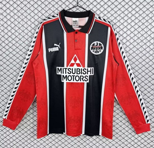 1996-1997 Frankfurt Home Long Sleeve Retro Soccer Jersey