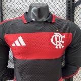 2026 Flamengo Home Long Sleeve Player Version Soccer Jersey(长袖)