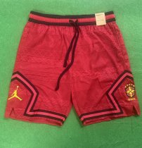 2026 Brazil Red Casual Version Breathable Shorts Pants 2026 Brazil Red Casual Version Breathable Shorts Pants