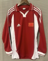 2002 China Long sleeves Retro Soccer Jersey 2002 China Long sleeves Retro Soccer Jersey