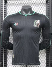 2026 Mexico Third Long Sleeve Player Version Soccer Jersey*长袖球员