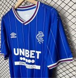 26-27 Rangers Home Fans Soccer Jersey