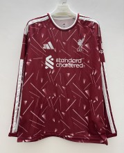 26-27 LIV Home Leaked Edition Long Sleeves Fans Soccer Jersey (长袖)