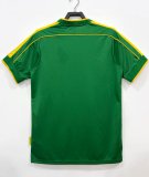 1998 Brazil Green Retro Soccer Jersey