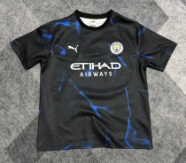 26-27 Man City Blue Short sleeves Loose And Thickened Hoody 26-27 Man City Blue Short sleeves Loose And Thickened Hoody