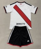 26-27 River Plate Home Kids Soccer Jersey
