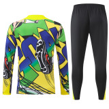 26-27  Brazil High Quality Kids Half Pull Tracksuit