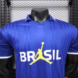 26-27 Brazil Blue Casual Version Player Version Soccer Jersey