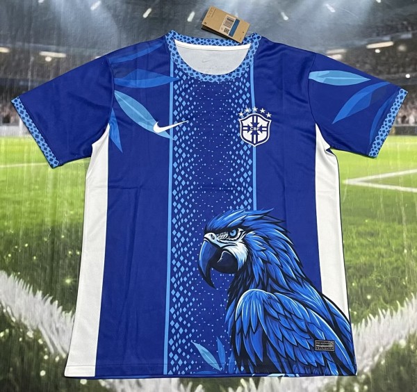26-27 Brazil Blue Special Edition Fans Soccer Jersey