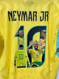 2026 Brazil Home Print NEYMAR JR 10# Player Version Soccer Jersey