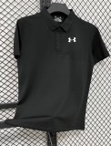 2026 UA Black High Quality Polo Short Sleeve