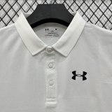 2026 UA White High Quality Polo Short Sleeve