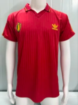 1990 Belgium Home Retro Soccer Jersey