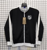 1960 Santos FC Black Retro Windbreaker 1960 Santos FC Black Retro Windbreaker