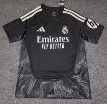 26-27 RMA Black GoalKeeper Fans Soccer Jersey 26-27 RMA Black GoalKeeper Fans Soccer Jersey
