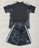 26-27 Aston Villa Black GoalKeeper Kids Soccer Jersey
