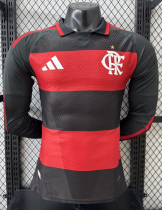 26-27 Flamengo Home Long Sleeve Player Version Soccer Jersey*长袖球员 26-27 Flamengo Home Long Sleeve Player Version Soccer Jersey*长袖球员