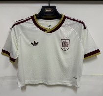 2026 World Cup Spain Away Cheerleading Short-sleeved (With 2 Star)*两颗星