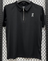 2026 ON Black High Quality Half Pull T-Shirt 2026 ON Black High Quality Half Pull T-Shirt